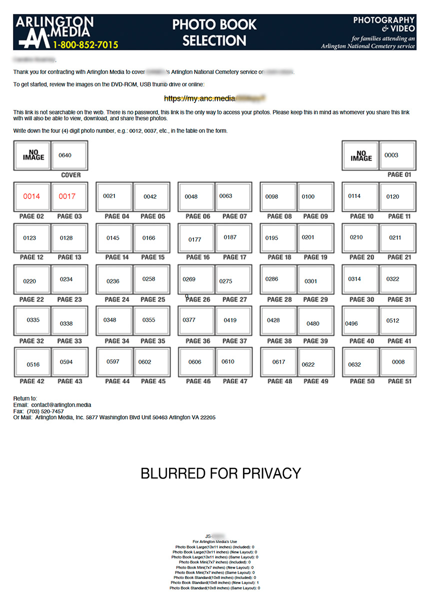 Completed Form Example