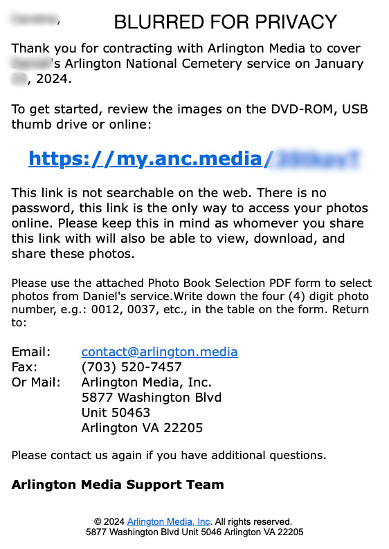 Photo Email Delivery