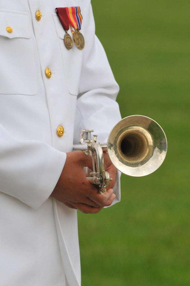 US Navy Bugler | Arlington National Cemetery Photographers | Arlington Media, Inc.