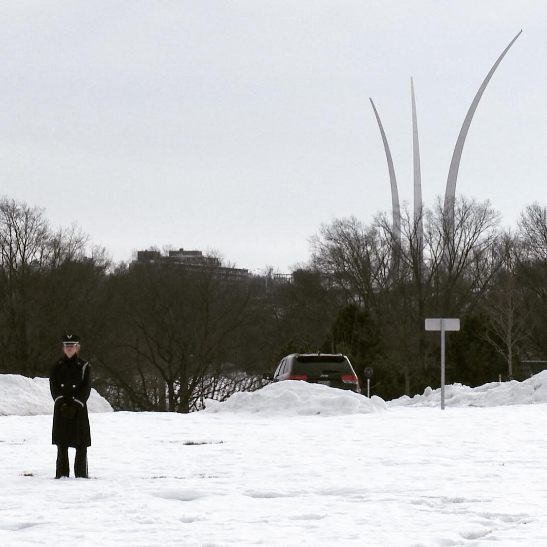 The Air Force Memorial from McClellan Circle. 
#Arlington⠀
#ArlingtonMedia⠀
#ArlingtonCemetery⠀
#ArlingtonNationalCemetery⠀