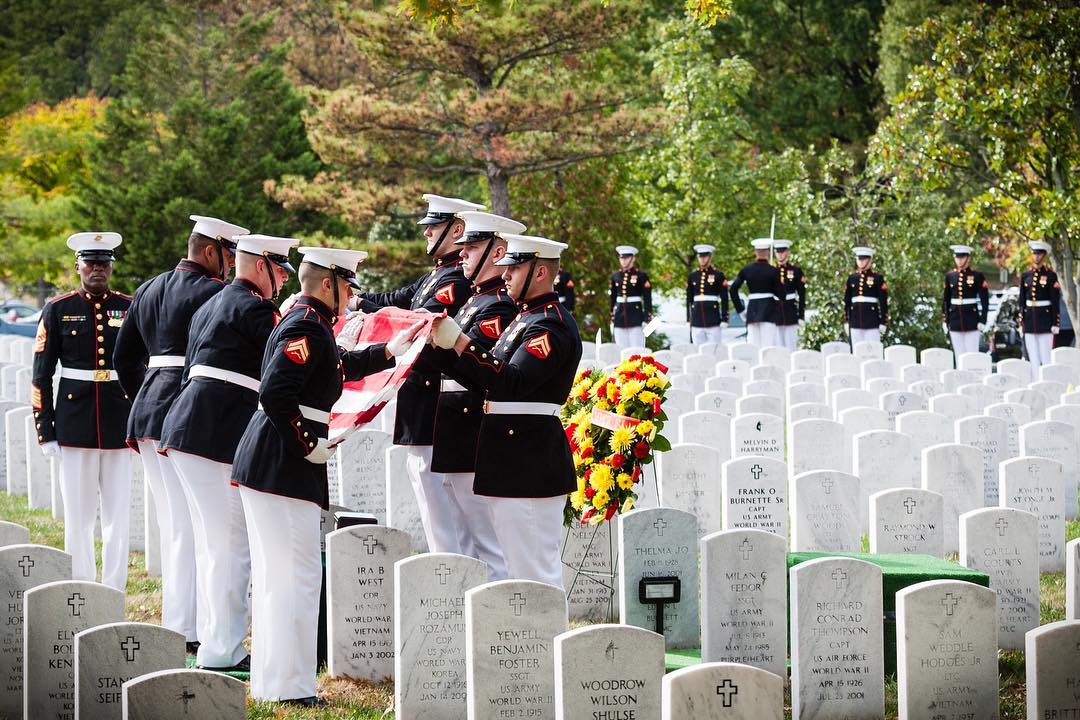 With the @marines in section 59. 
#Arlington⠀
#ArlingtonMedia⠀
#ArlingtonCemetery⠀
#ArlingtonNationalCemetery⠀