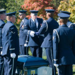 US Air Force Folding a Flag | Arlington media full honor service | arlington photography | Arlington media, inc.