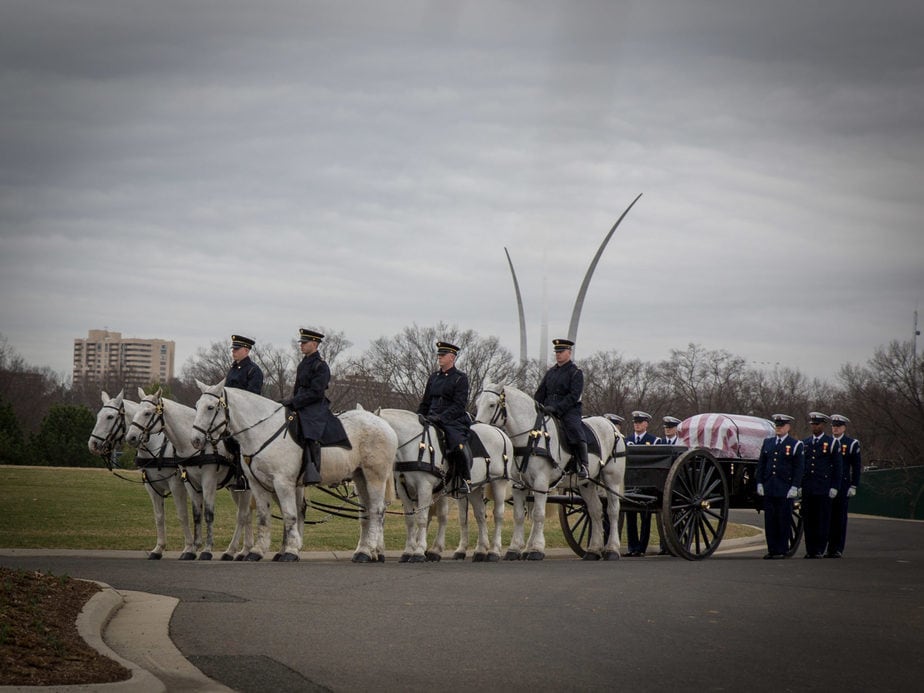 US Army Caisson at McClellan Circle | arlington cemetery funeral picture | Arlington media, inc.