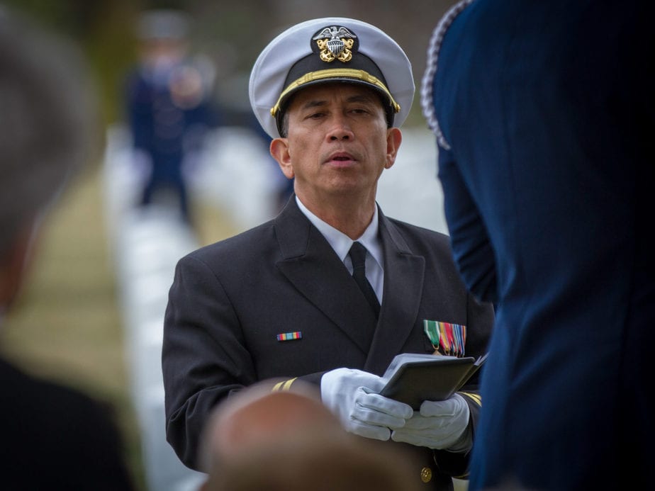 US Navy Chaplain | Arlington national cemetery pictures | Arlington Media, inc.