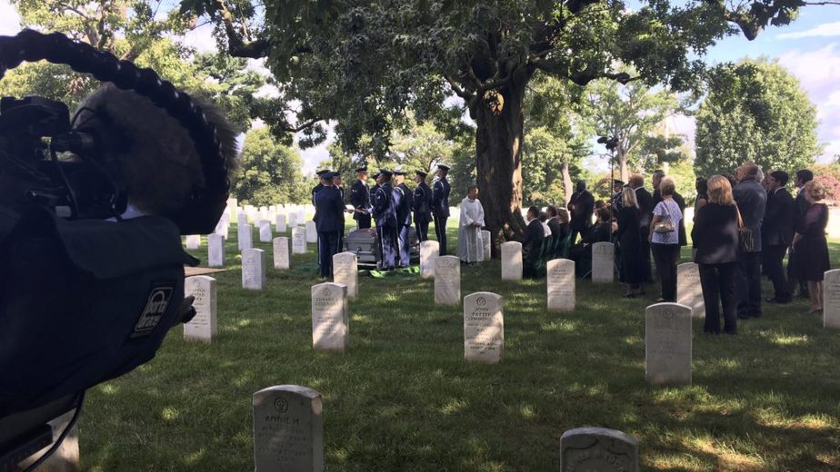Covering a service in Arlington National Cemetery Section 20 with the US Air Force | arlington media cemetery videography | Arlington media, inc.