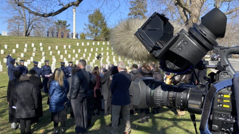 Covering a service in Section 46 with the US Air Force | Arlington National Cemetery Video | Arlington Media, Inc.
