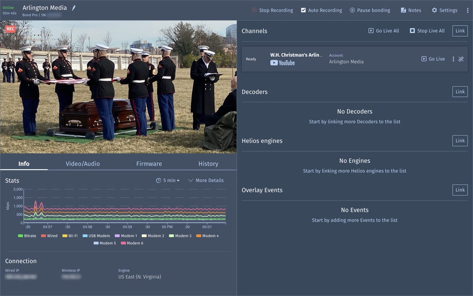Arlington Media National Cemetery Web Stream | Arlington Media, Inc.