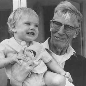 Clifford Crittenden with grand father Edwin Andress (1889-1987) c.1970 | Arlington Media, Inc.