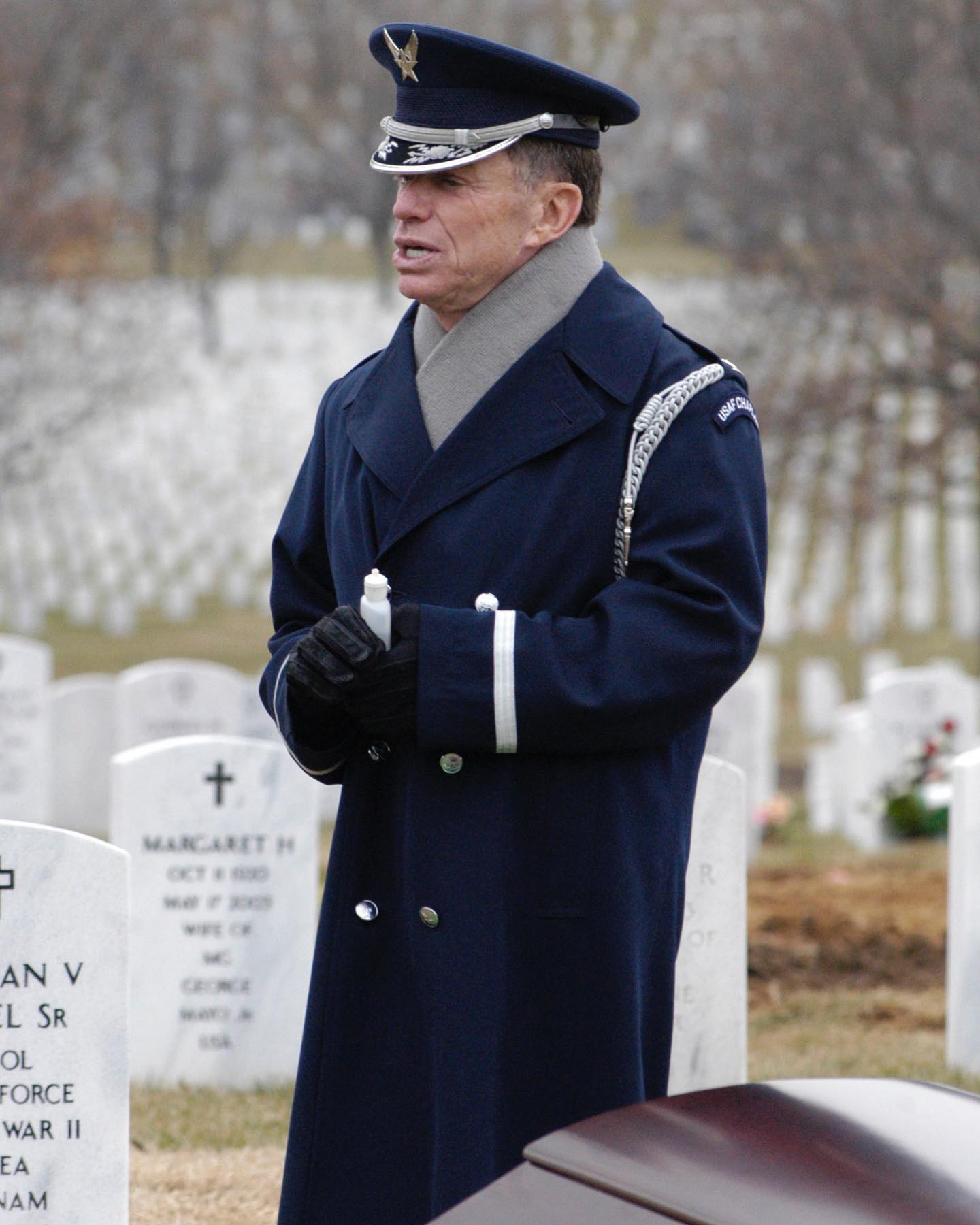 United States Air Force Chaplain (Colonel) Martin McGuill's (Ret.) last Arlington National Cemetery service was September 25th at 9 AM. This photo was from the first service I did with Father McGuill in 2003, he had already been at the cemetery for decades (he'd like to say since before Moses' beard grew long). On each of the hundreds of services we were on together, I watched as he was able to connect with each family in a compassionate and meaningful way. He would often quote St. Francis of Assisi, "Preach the Gospel, when necessary, use words.” Or close a service by saying, "May your love, sore on eagles wings to touch the face of God, hallelujah, hallelujah." And, he would tell his groaners. 

He touched the lives of so many families in their time of need and he touched the lives of the people that worked with him. We are all better for having spent time with him, especially in the few minutes before a service would start when he would just chat with you for a moment. I know I will miss those times.

Here's one more of his quotes, "There are a lot of tragic funerals at Arlington, but this service is different, it is a big T for triumph." 

Off he goes into the wild blue yonder, Climbing high into the sun... Thank you Father McGuill!

@usairforce 
@official_usafhonorguard 
@AirForceChaplainCorps