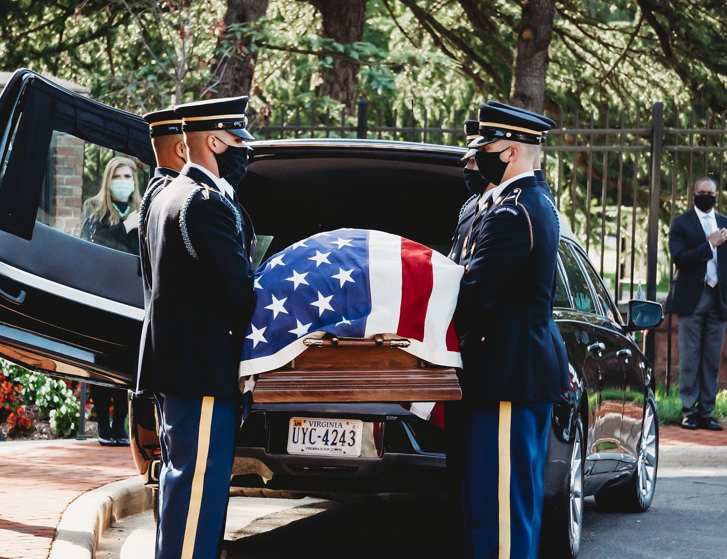 Members of the US Army 3d Infantry Regiment, The Old Guard, Charlie Company conduct a full honors service beginning at the Old Post Chapel at Fort Myer Henderson Hall. ⠀
⠀
The regiment is the oldest currently-active regiment in the Army, having been first organized as the First American Regiment in 1784. It has been the official ceremonial unit of the US Army since 1948.⠀
⠀
The soldiers selected to serve in the Old Guard are the highest caliber -- and are tasked with the highest honor -- laying to rest America's heroes.