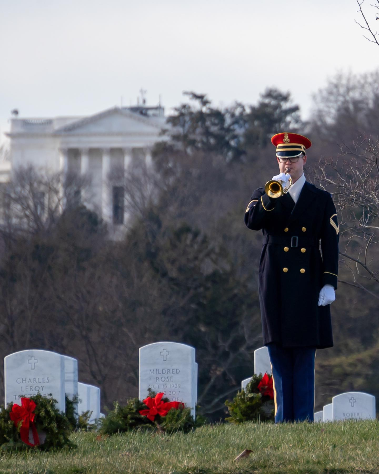 As a blanket of snow slowly descends over Washington DC and Arlington National Cemetery, our Arlington Media team prepares for a busy week covering everything from dependent to full honors missions, despite the weather. 

No matter what the conditions look like, we are ready for them and eager to serve.