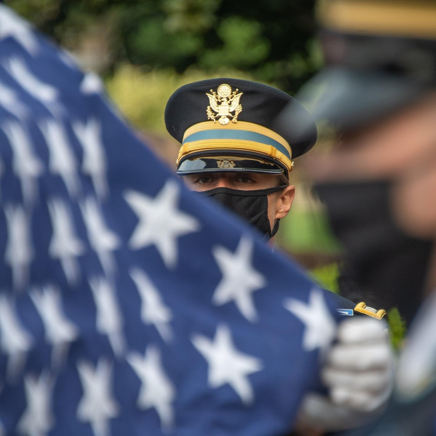 "In life, they honored the flag.  In death, this flag will honor them".

- U.S. Air Force Chaplain, Arlington National Cemetery 
Arlington, Virginia