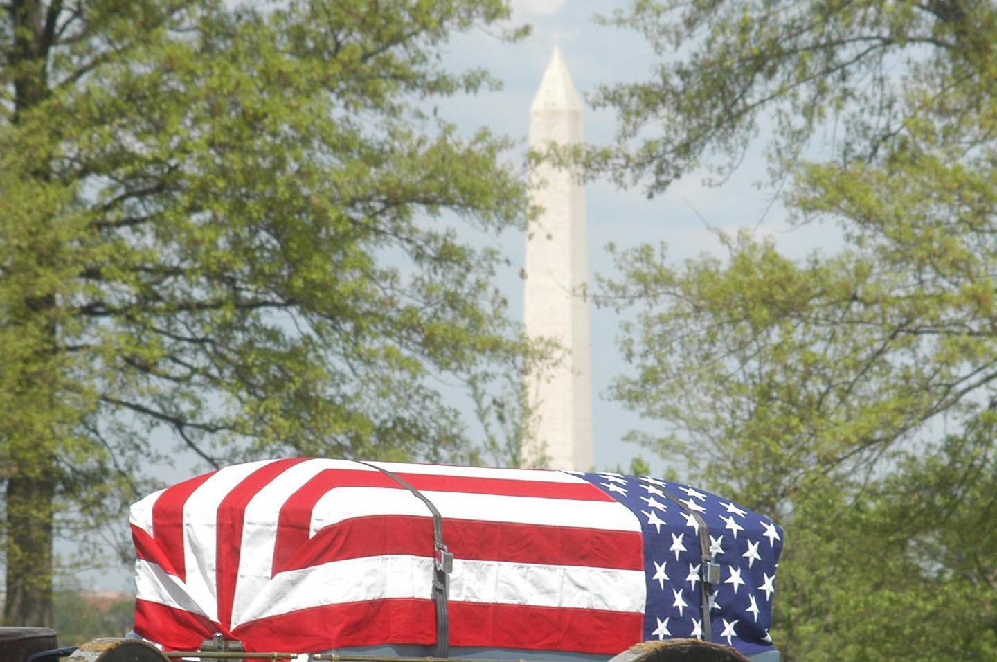 A caisson escorting the remains of a veteran travel to their final resting place, under the shadow of the Washington Monument, as seen from Arlington National Cemetery. 

Recently, a push and change in legislature advocated for Medal of Honor recipients and prisoners of war to  receive full military honors at Arlington National Cemetery.

“Full military honors ceremonies remind us of the service and valor demonstrated by those who have defended, protected, and sacrificed for freedom and democracy,” Rep. Jimmy Panetta (D-Calif.) said in a statement. A Navy veteran himself, Panetta introduced the legislation in the House.

“This is a simple, but necessary fix that provides these selfless veterans with the honors they deserve,” Rep. Dan Crenshaw (R-Texas), a Navy SEAL veteran who co-sponsored the House bill stated.

In the case of Medal of Honor recipients, Arlington National Cemetery currently offers “full military honors,” though it's a relatively new development, having gone into effect on Jan. 11, 2019.