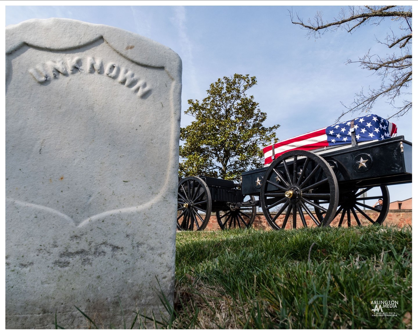 Nearly 5,000 unknown soldiers are buried at Arlington National Cemetery.

Burial in Arlington is generally limited to active, retired and former members of the armed forces, Medal of Honor recipients, high-ranking federal government officials and their dependents.

Funerals are normally conducted six days a week, Monday through Saturday. Arlington averages 27 to 30 funerals, including interments and inurnments, each weekday, and six to eight services on Saturdays.

The flags in Arlington National Cemetery are flown at half-staff from a half hour before the first funeral until a half hour after the last funeral each day.

Arlington National Cemetery is the final resting place of over 420,000 service members and their family members. All of the service members that lay to rest at Arlington sacrificed a great deal for this country and its values, but some made the ultimate sacrifice. Throughout the cemetery, you will find large government issued headstones called group burial markers. They are for services members who made the ultimate sacrifice together in the same tragedy or attack such as a helicopter crash or an explosion.

The remains of the service members are co-mingled. Most of the group burial markers at ANC are government issued headstones. They list the names of each service member who died. Group burials are not to be confused with unknown graves. 

The individuals are known, but due to the way they perished their remains, they are not able to be separated so the Department of Defense orders that their remains be interred together. There are 100s of group burial markers at the cemetery.