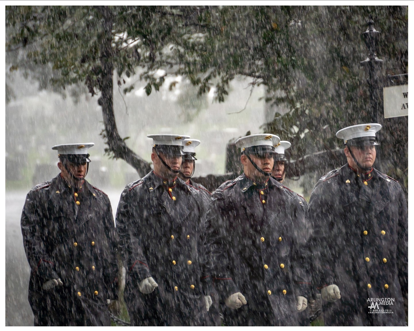 Our @arlingtonmedia team photographs services in all weather conditions and believe that if the military will be there no matter what to answer the call, we will do our best to be prepared as well.

We photographed this image during a service with flash flooding and torrential rain and felt privileged and honored to capture this photographs in memory of this family's loved one.

@marines
@marinebarrackswashington