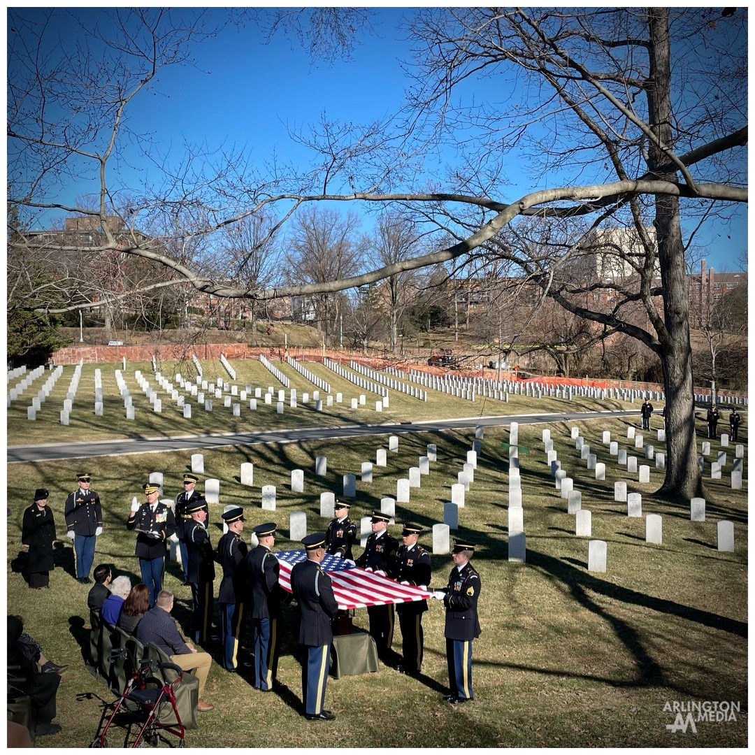 Soldiers in The Old Guard hold a flag while a US Army Chaplain conducts a service in Arlington National Cemetery.

The 1st Battalion, 3d US Infantry Regiment (The Old Guard) conducts memorial affairs to honor our fallen comrades, and ceremonies and special events to represent the Army, communicating its story to our Nation's citizens and the world.

Captured by @arlingtonmedia.